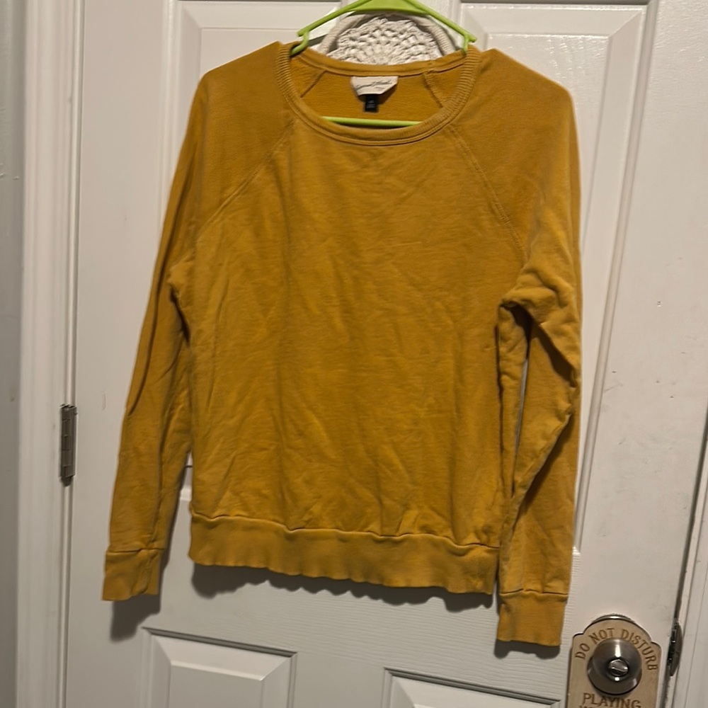 Mustard Yellow Crewneck Sweatshirt